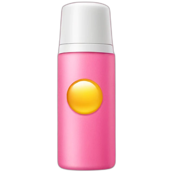 pink sunscreen emoji