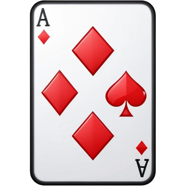 Generate a simple app logo for an app called "twoseven". It is a Poker app and the logo should be the corners of 2 poker cards next to each other - A 2 of Diamonds and a 7 of Clubs. emoji