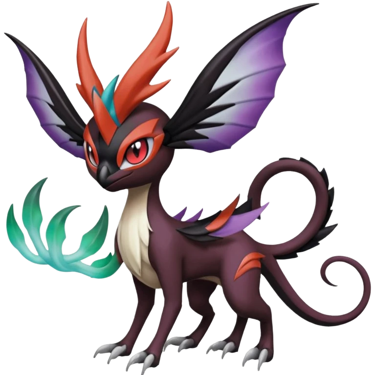 Meloetta-Darkrai-Noivern-Pokémon-Fakémon-creature emoji