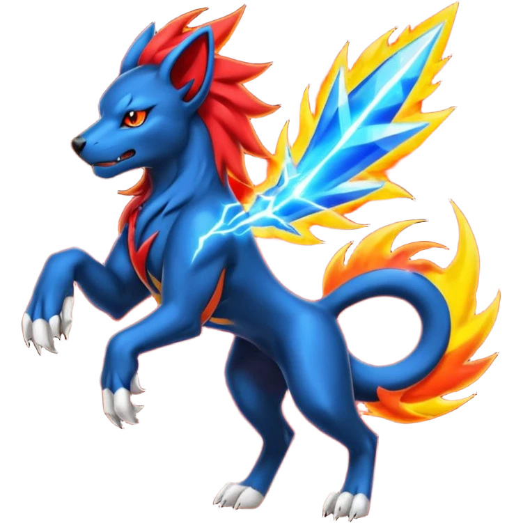 Pyroar-Luxray-Houndoom-Fusion emoji