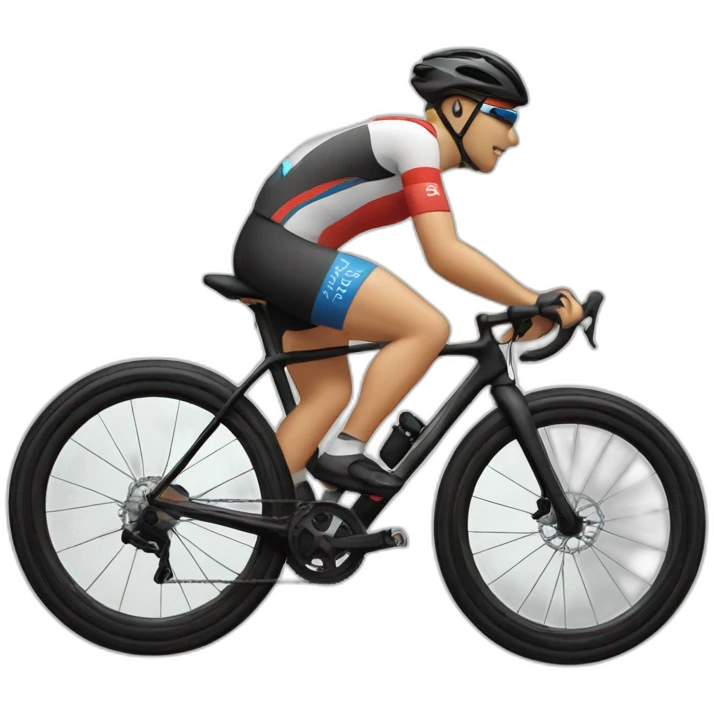 Cross country cycling emoji