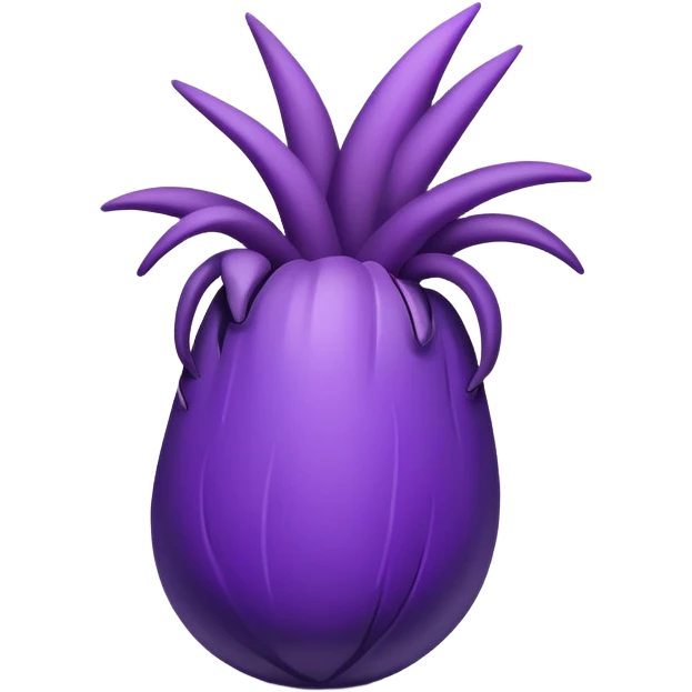UBE root, iconic and minimal, clean and modern, brand logo feel emoji
