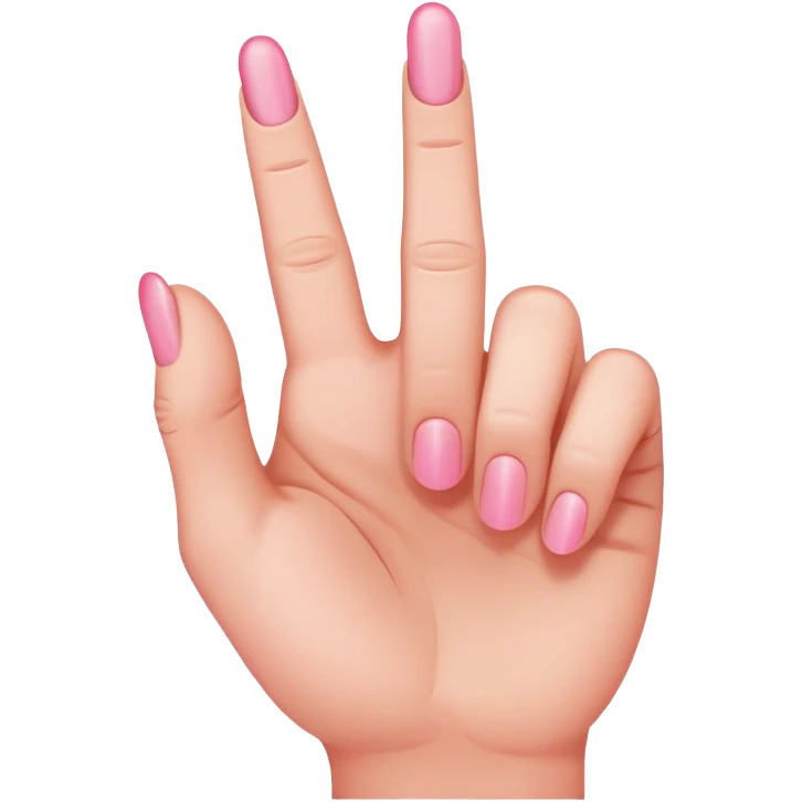 pink middle finger emoji