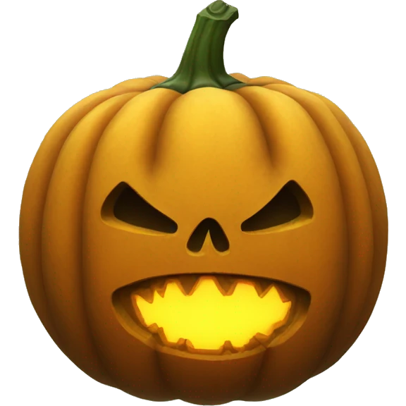 radioactive pumpkin emoji