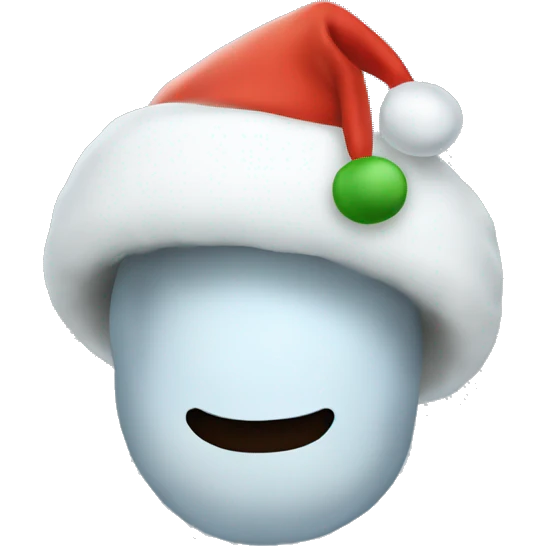 igloo xmas santa hat emoji