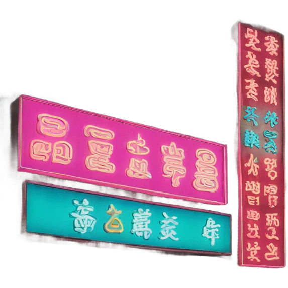 Hong Kong neon sign emoji