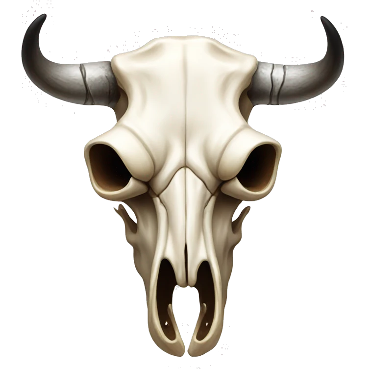 Cow skull emoji