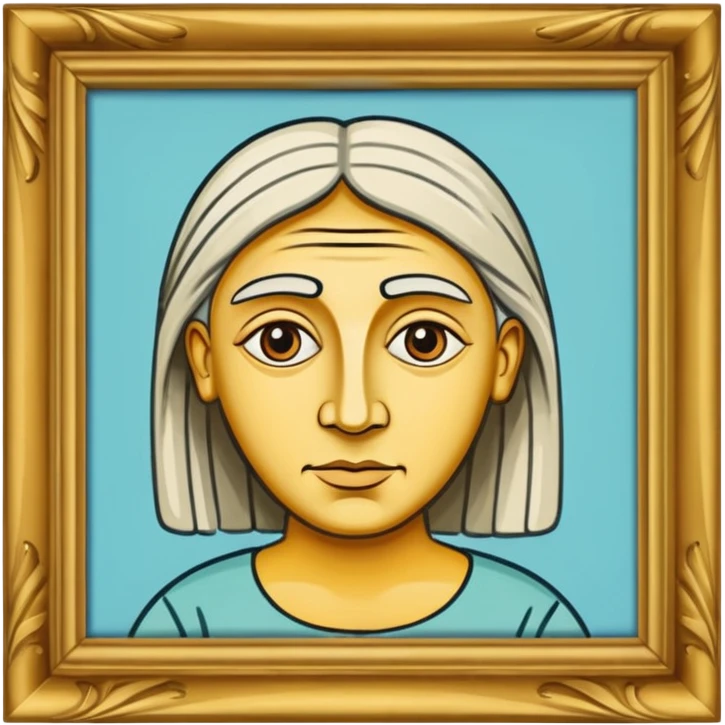  picasso painting frame emoji