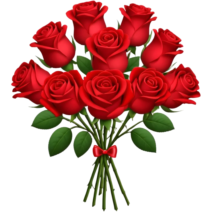 bouquet of roses emoji
