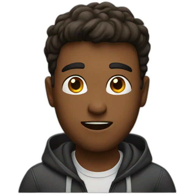 asking guy emoji