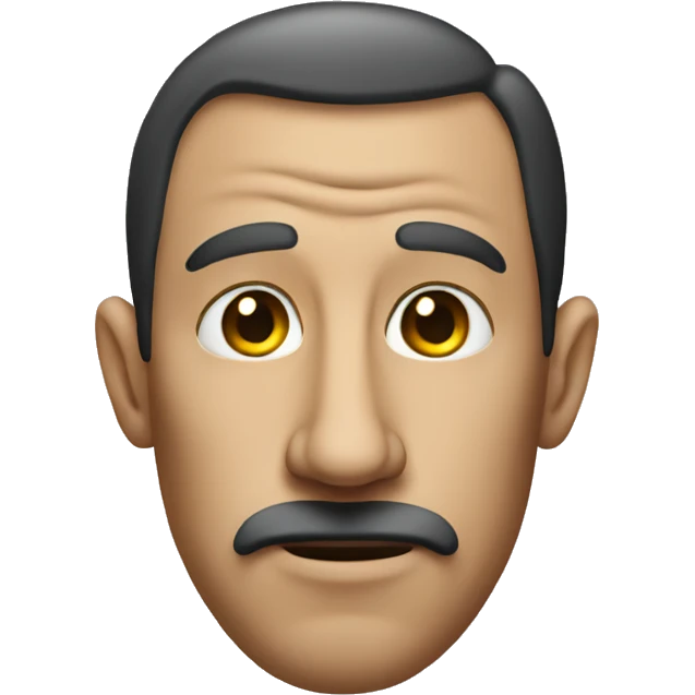 man with huge nose emoji