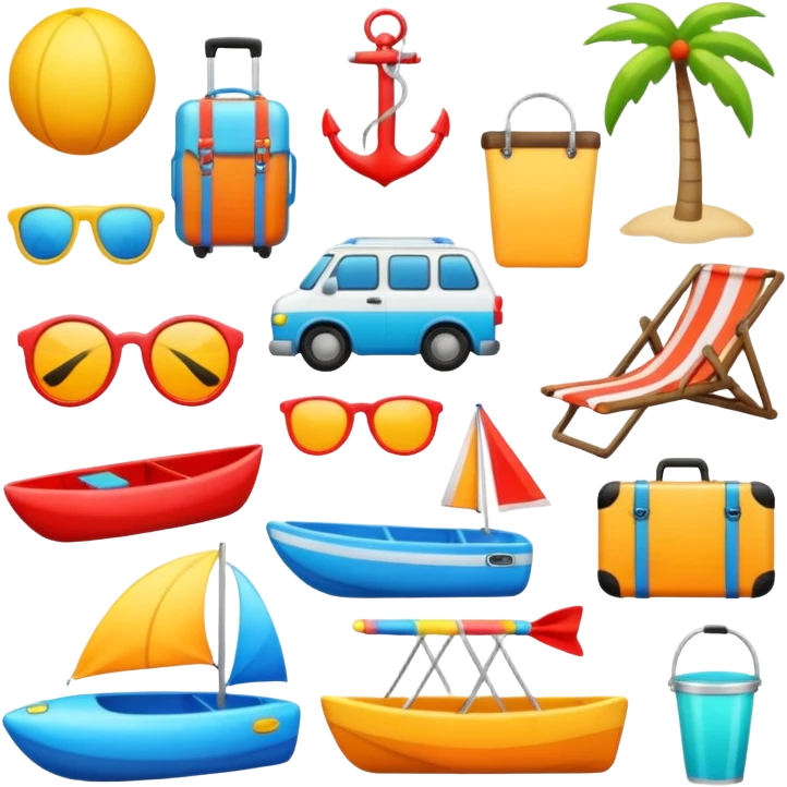 vacation equipment emoji
