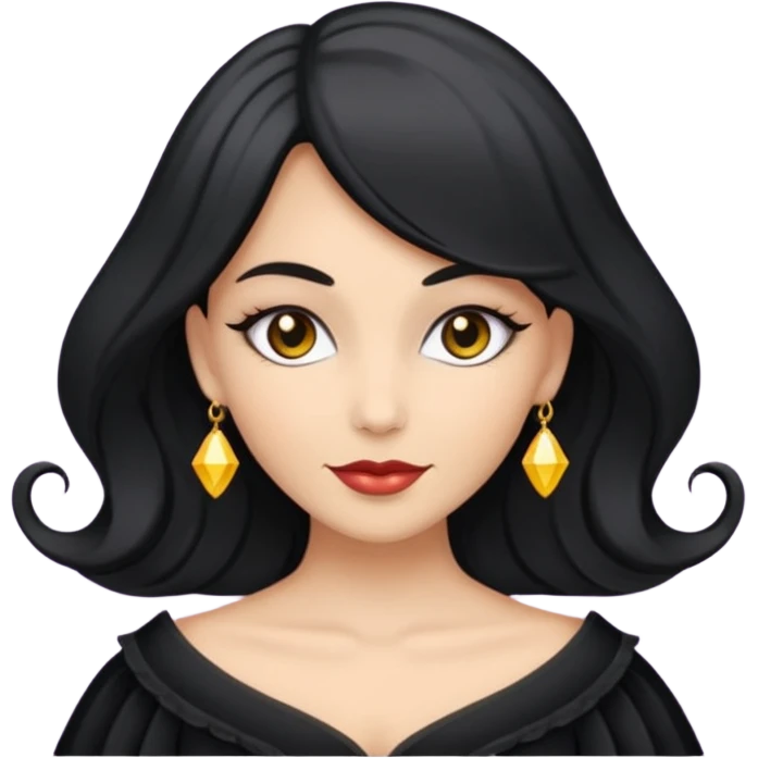 Icone en ligne contour de magicien femme  pour site Web thème magie  emoji