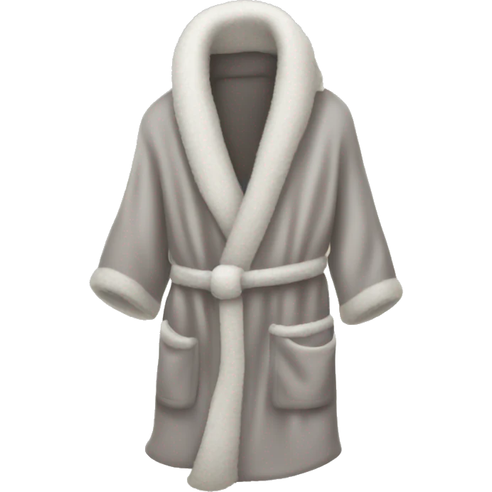 Fuzzy house robe emoji