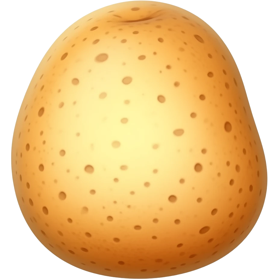life like potatoes, gold brown fried emoji