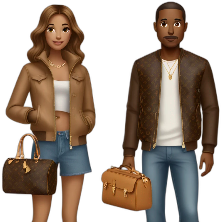 Louis Vuitton Couple emoji