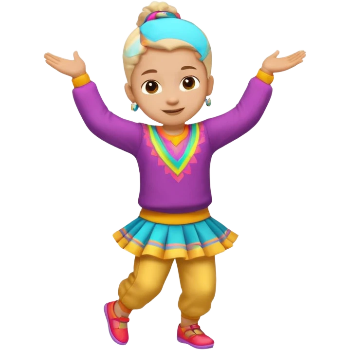 طفل يرقص متحركة emoji