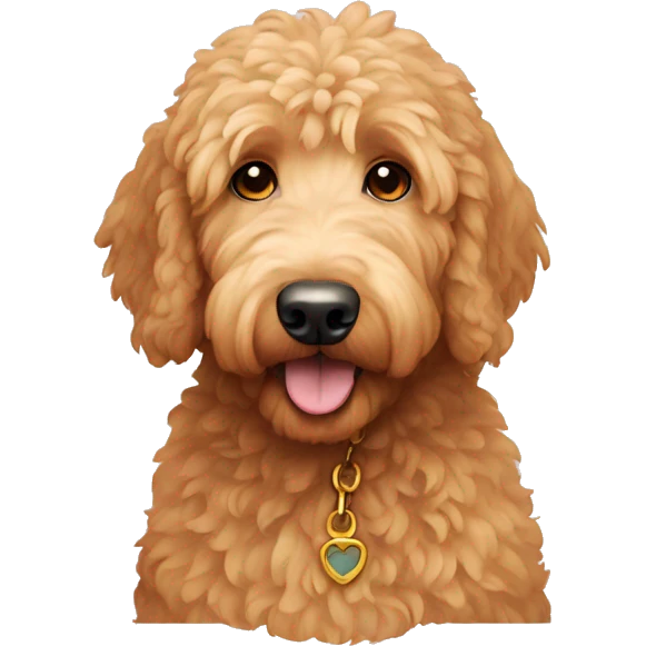 golden doodle  emoji