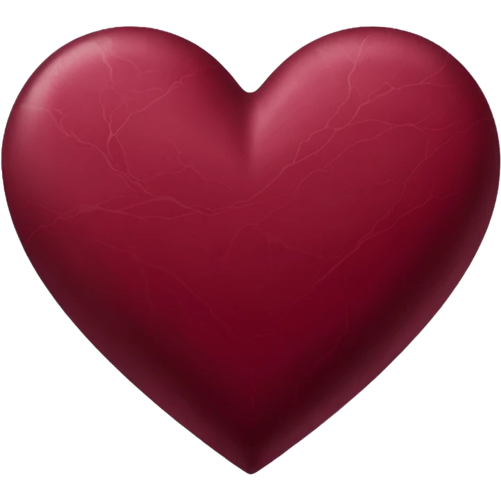 Cuore bordeaux  emoji