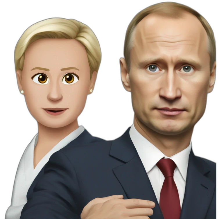 Putin with Navalny emoji