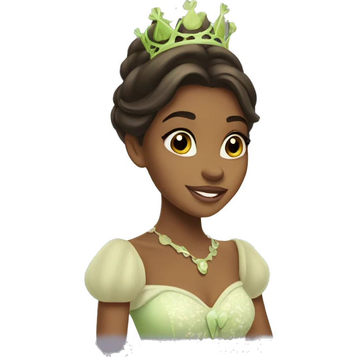 Princess and the frog emoji