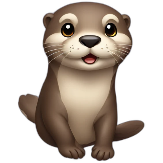 Busy otter emoji