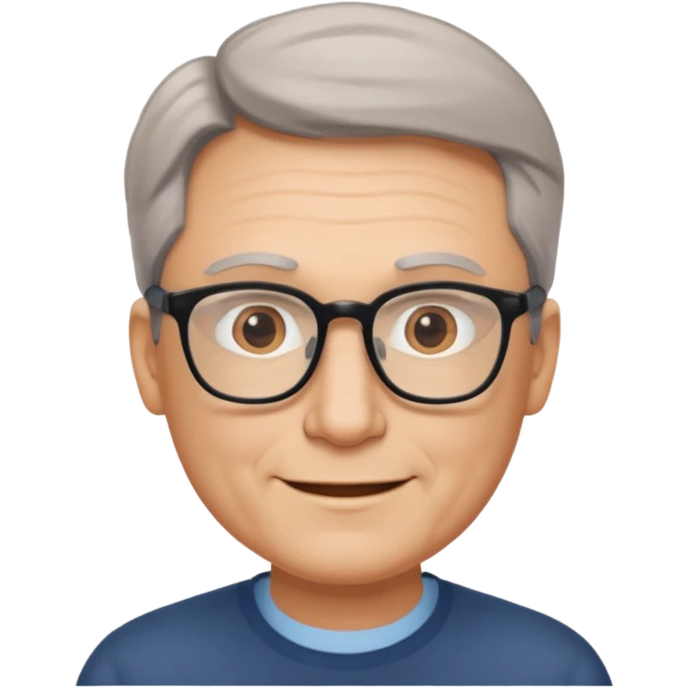 선생님 챗봇에 쓸 프로필 이모지 작게, 중후한 남자로  emoji