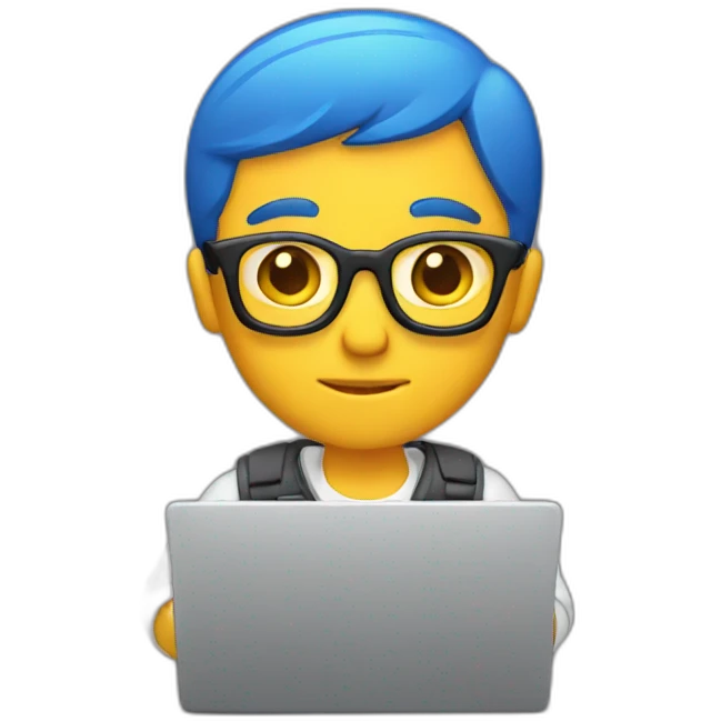 Editor with laptop emoji
