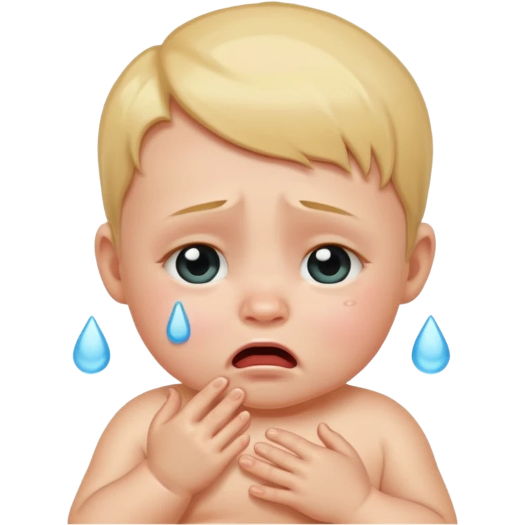 Bébé qui pleure emoji