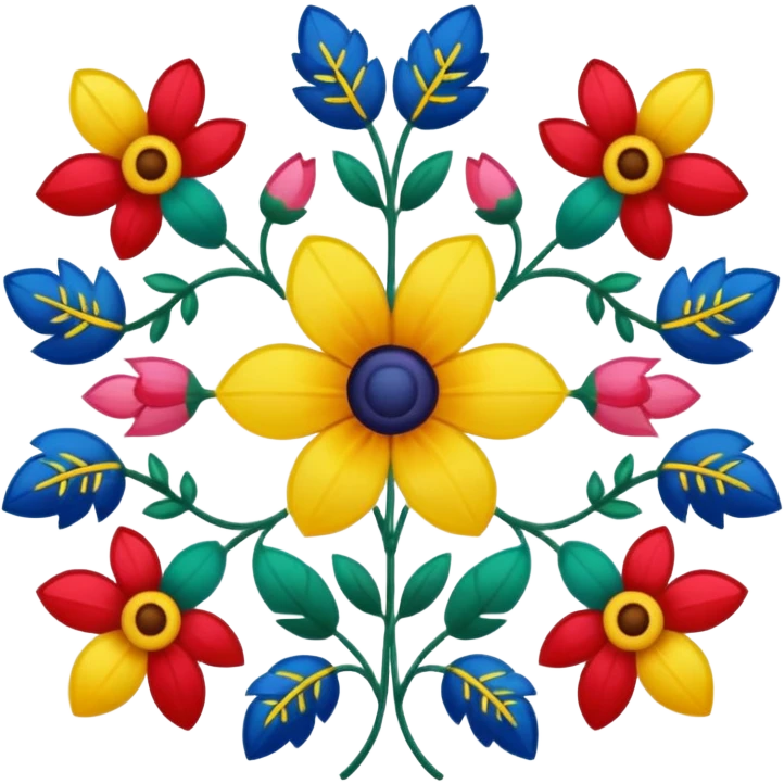 Ukrainian embroidered pattern  emoji