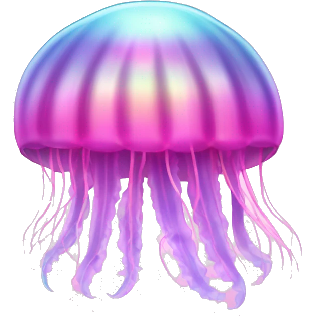 pink shimmery iridescent jellyfish emoji