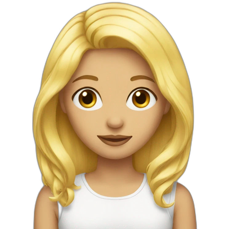 Girl blonde emoji