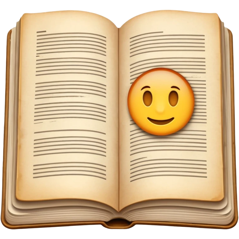 An open book  emoji