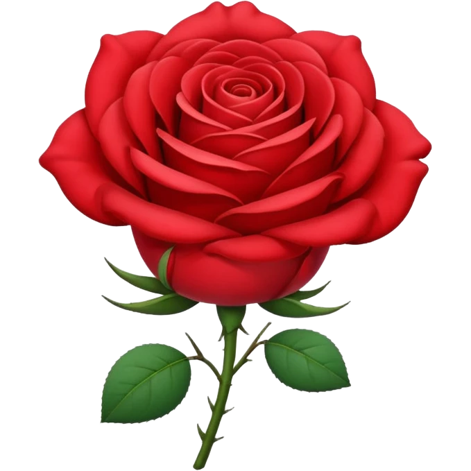 Cute rose emoji