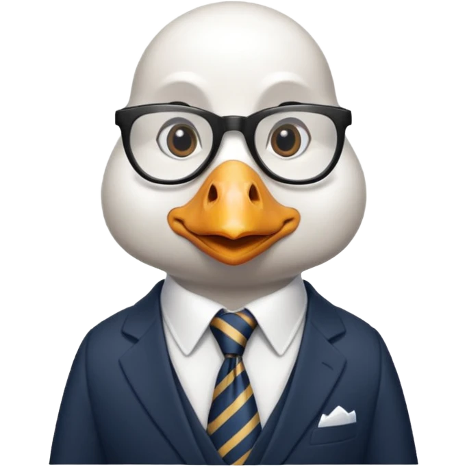 Lawyer goose emoji