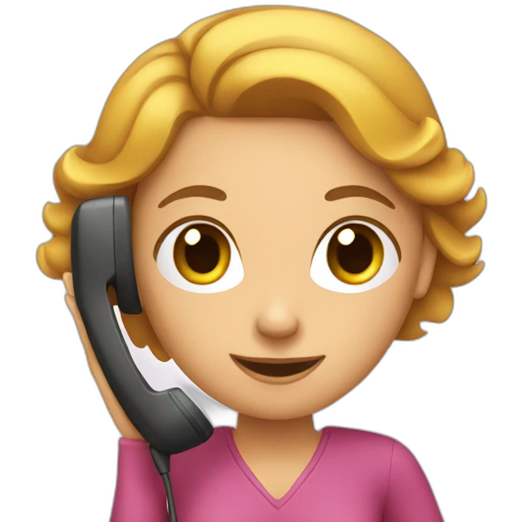 woman at phone emoji
