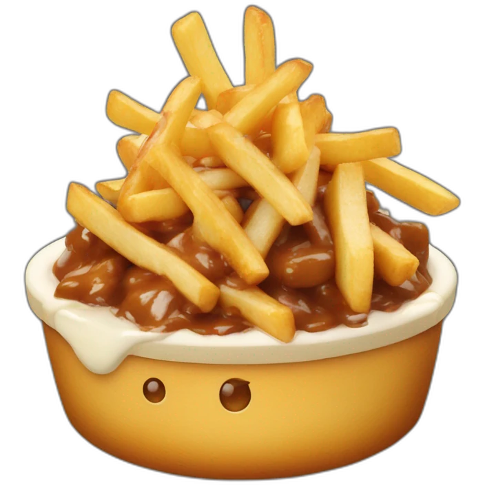 Poutine énerveé emoji