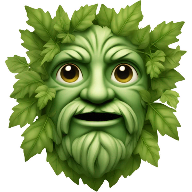 Green man emoji