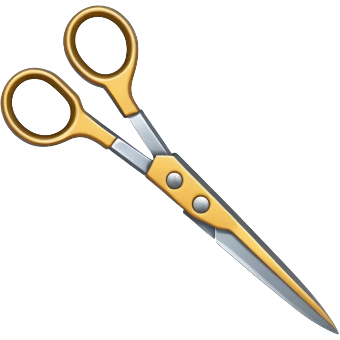 Scissors cutting id emoji