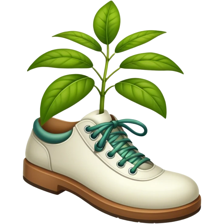 plant in shoes emoji