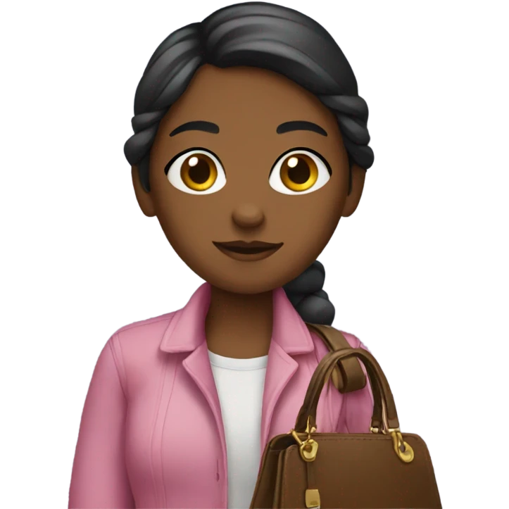 Girl with a purse  emoji