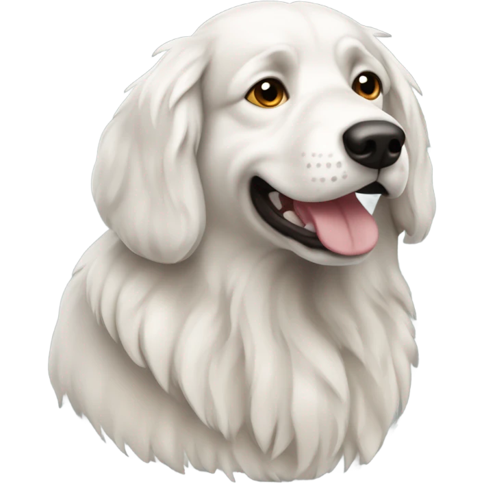 medium-sized Hungarian herding dog breed with a non chalant demeanor  emoji