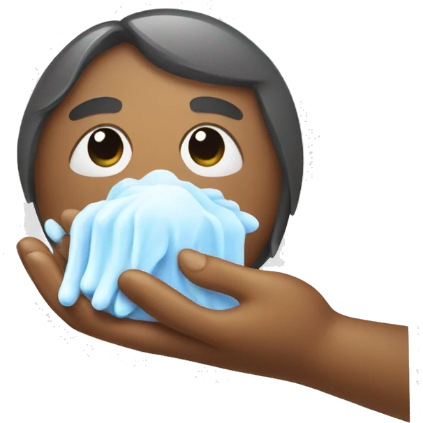 washing hands with soap emoji