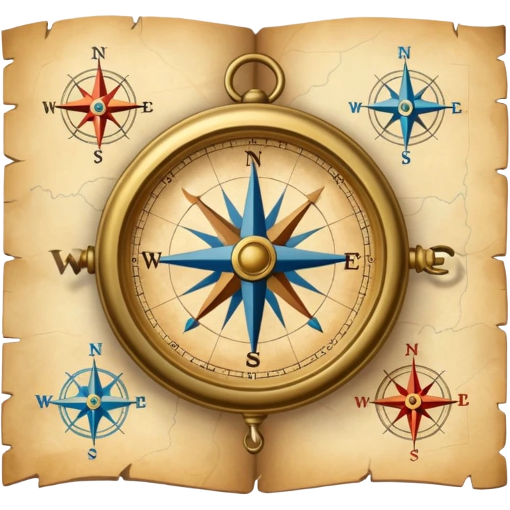 Map & compass emoji