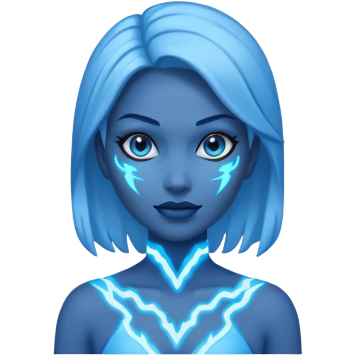 electric woman emoji