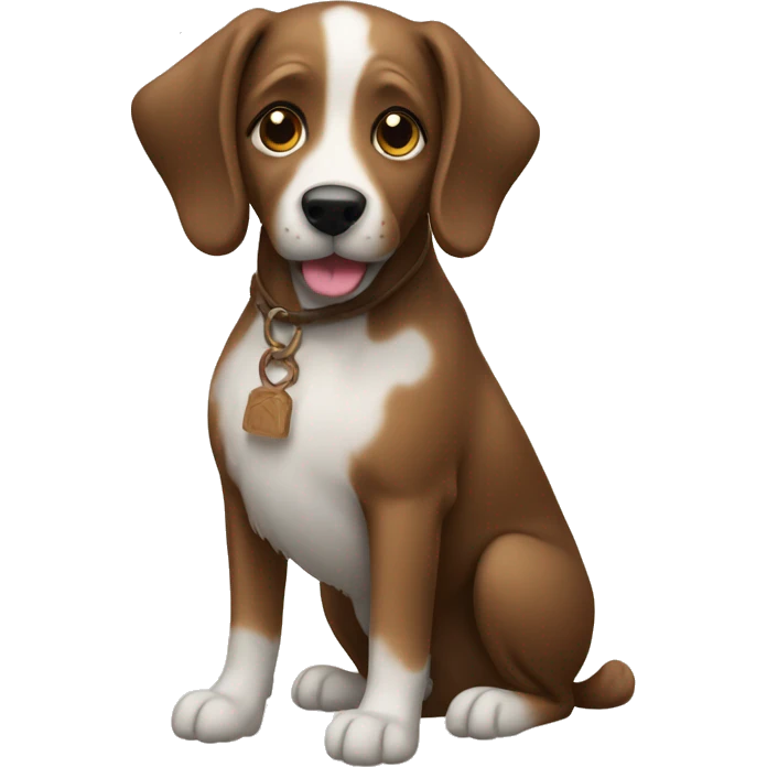 Dog in village  emoji