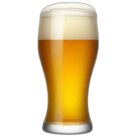 Beer glass emoji