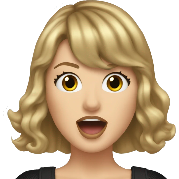 Taylor swift singing emoji