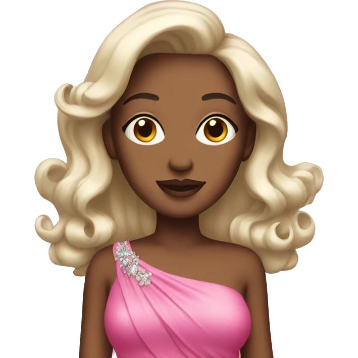 Pink diva  emoji