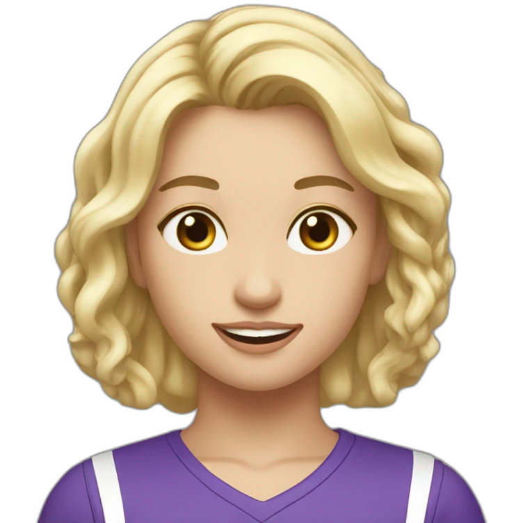 Palestra ragazza pesi bionda emoji